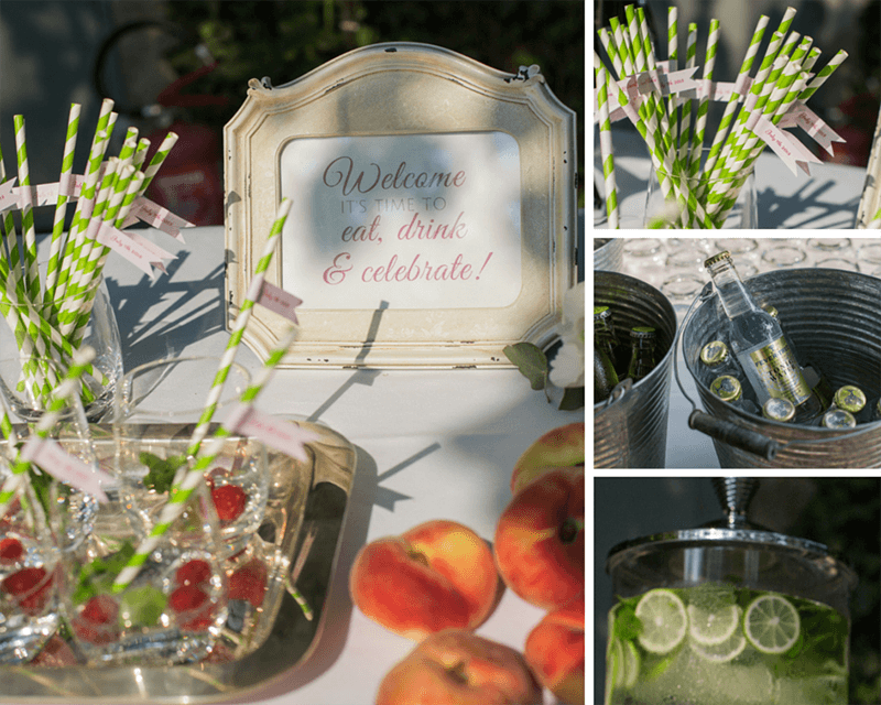 Summer wedding details