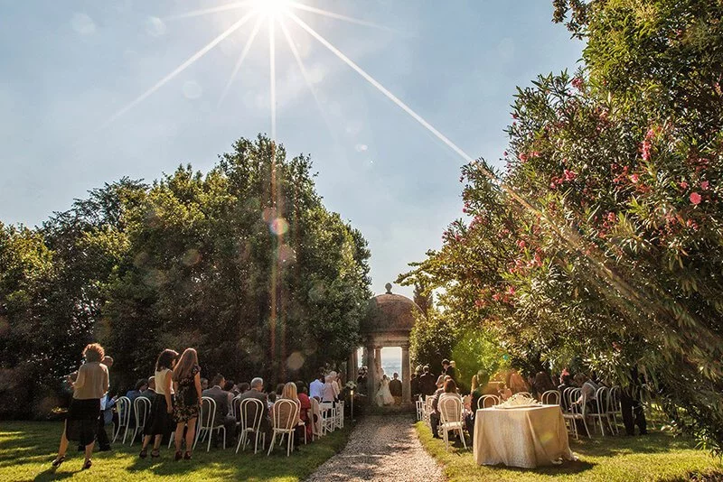 Country wedding ceremony
